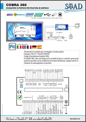 cobra 365 data sheet