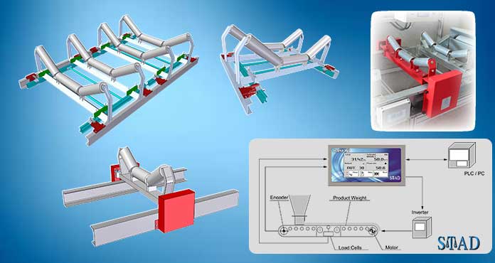 belt bridge weighing scale